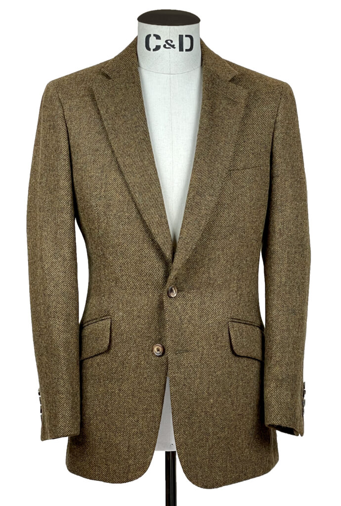 Rust Red Tweed Jacket Front