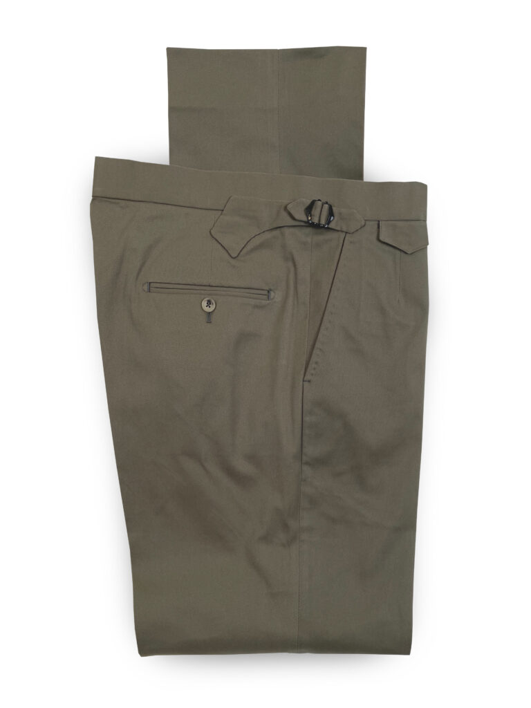 Cotton Mix Trouser - Khaki