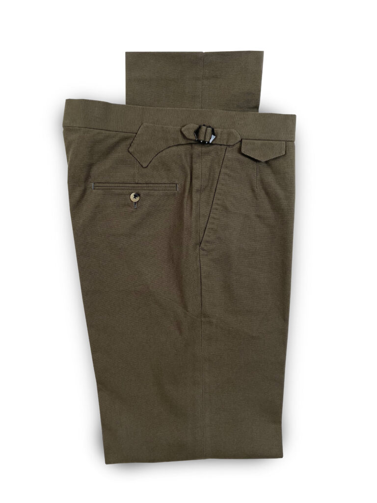 Canvas Trouser - Sage Green