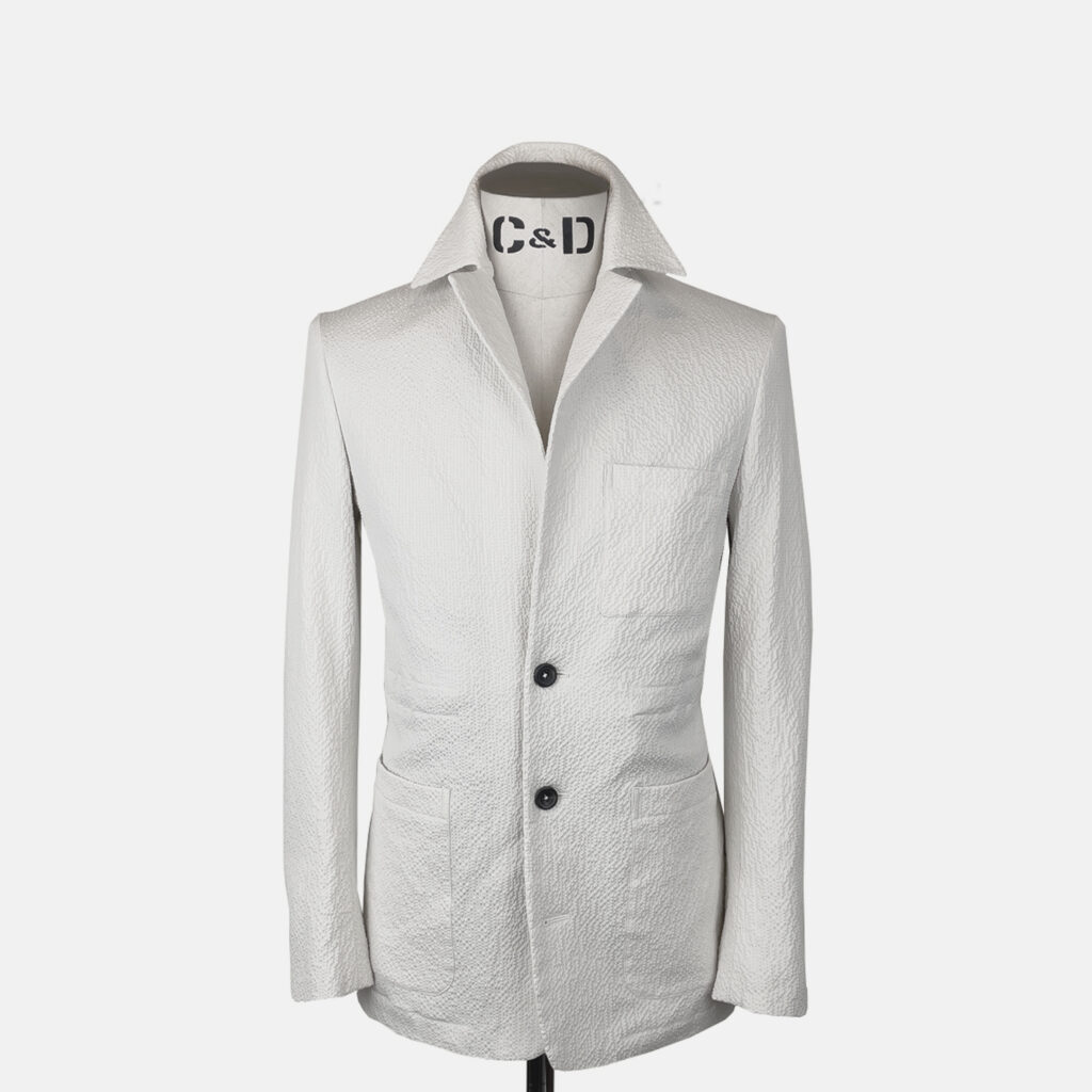 Seersucker Worker Jacket Front
