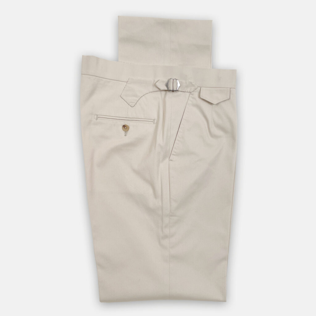 Cream Cotton Trouser