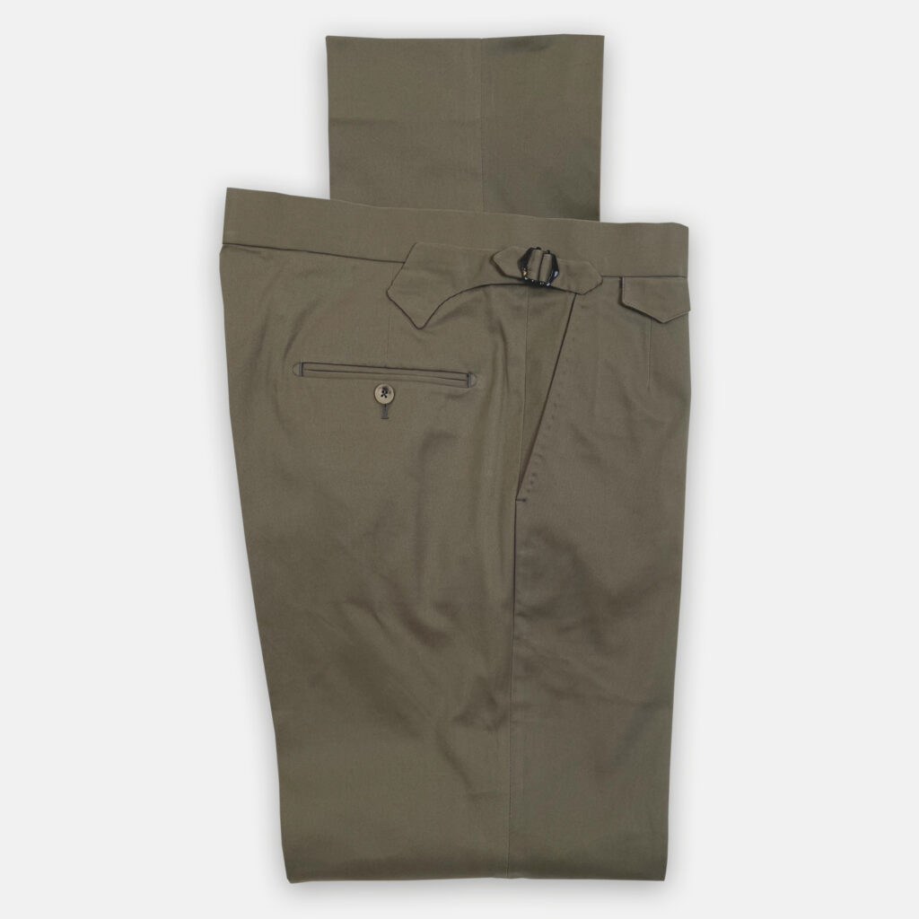 Green Cotton Trouser