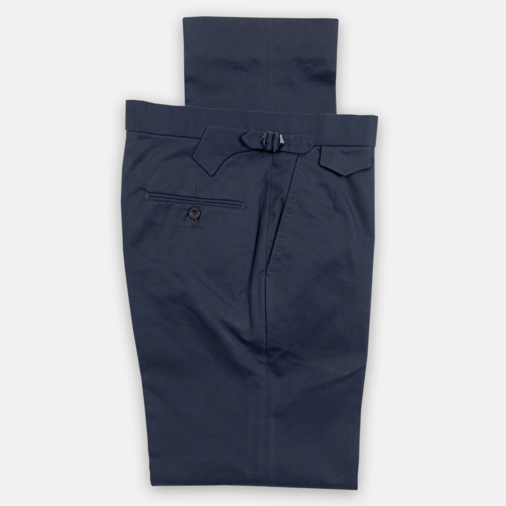 Navy Cotton Trouser