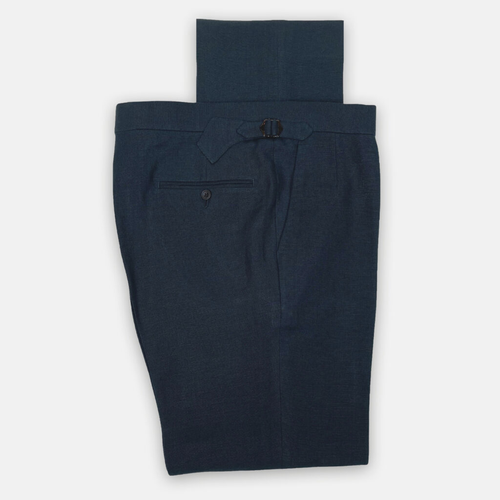 Navy Linen Pants