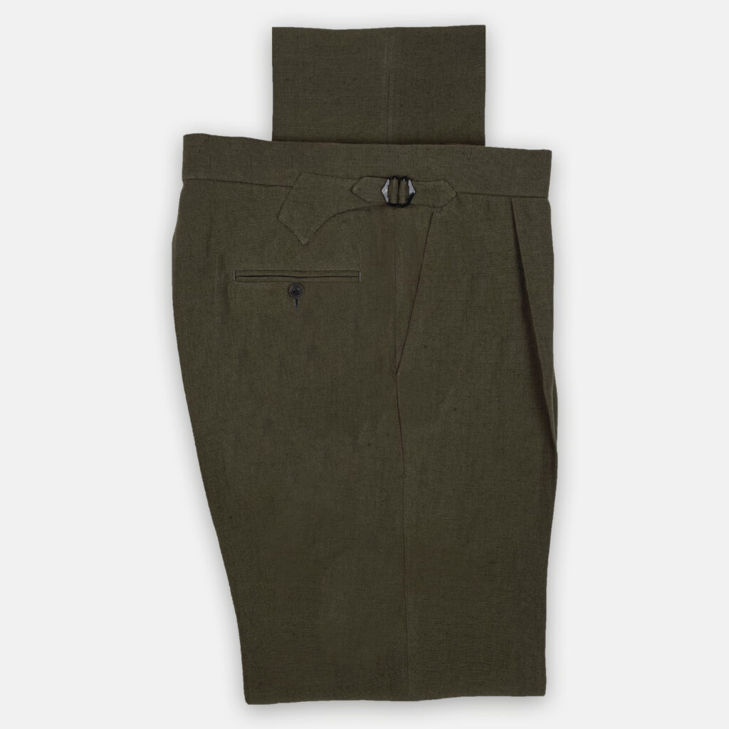 Khaki Linen Pants