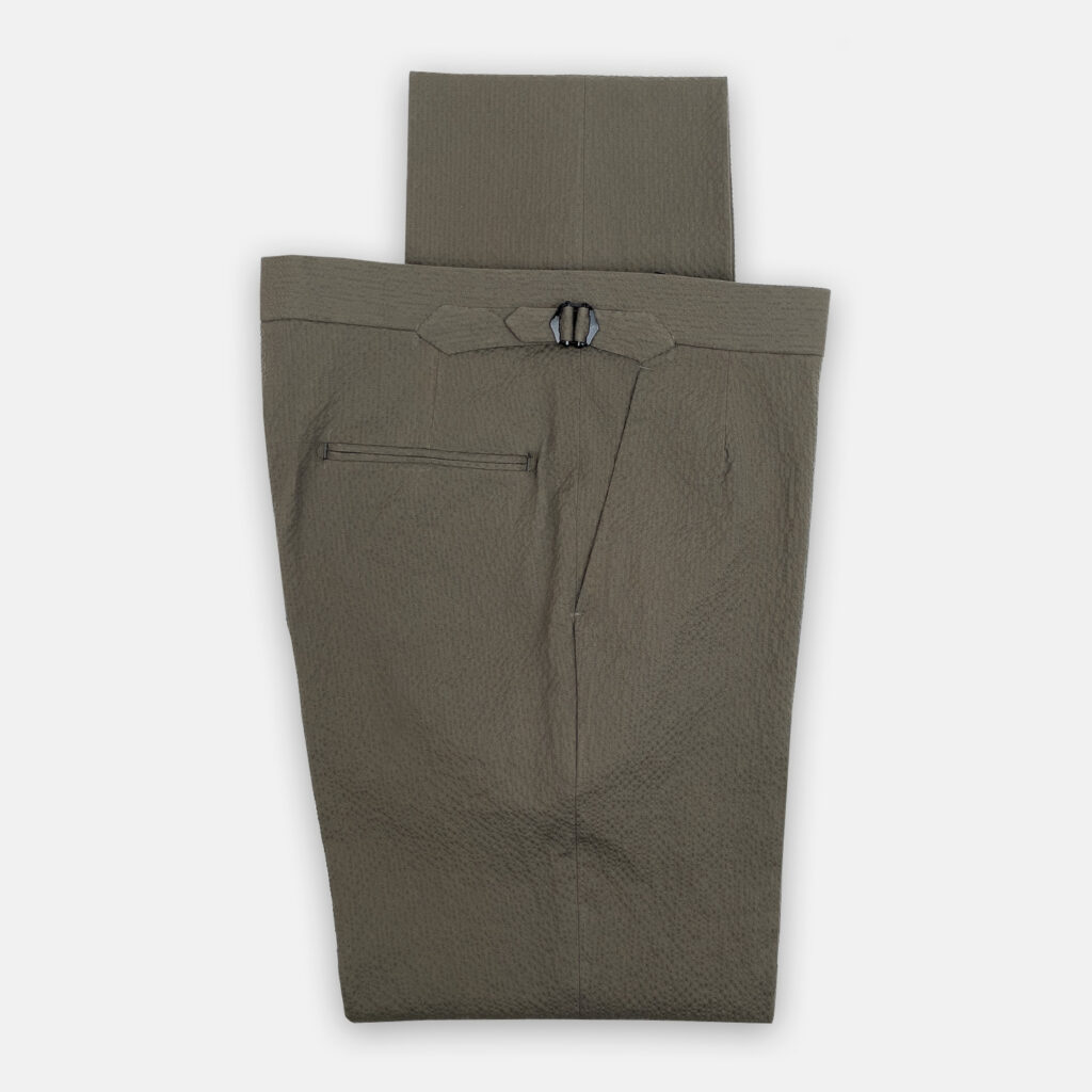 Green Seersucker Pants